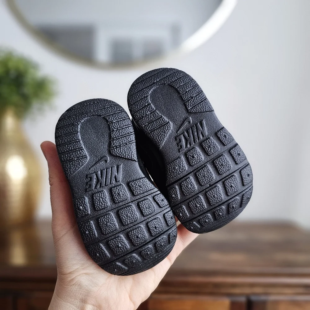 Nike Tanjun TDV Baby Toddler Sneakers – Black | Size 4C | Hook & Loop - Picture 7 of 11